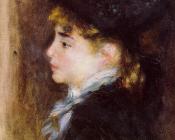 皮埃尔奥古斯特雷诺阿 - Portrait of Margot, Portrait of a Model